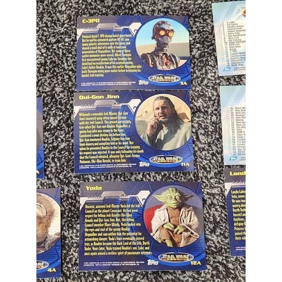 2001 Topps Star Wars: Evolution Trading Cards QTY:10 - Picture 7 of 9